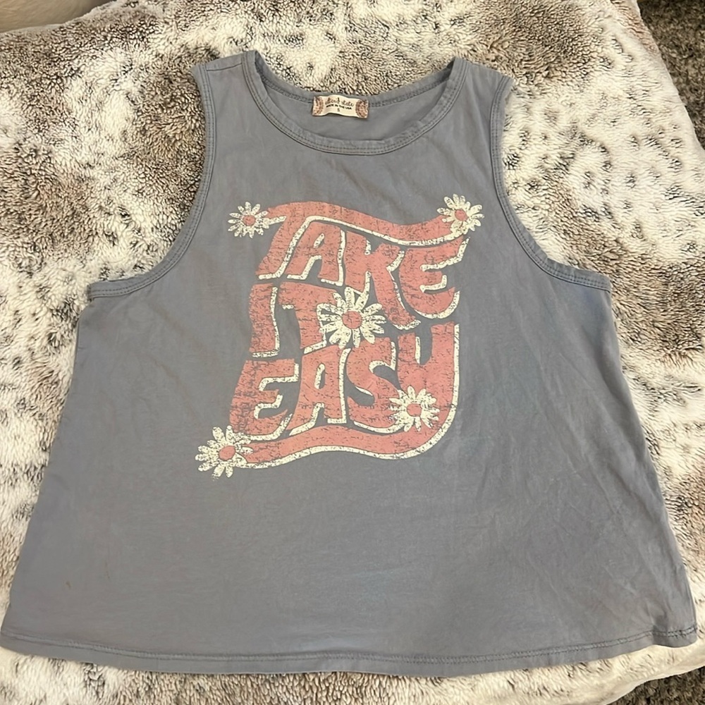Light blue grey Alter’d State Tank top